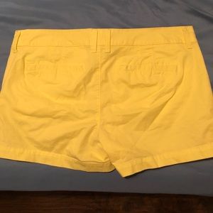 Yellow summer shorts